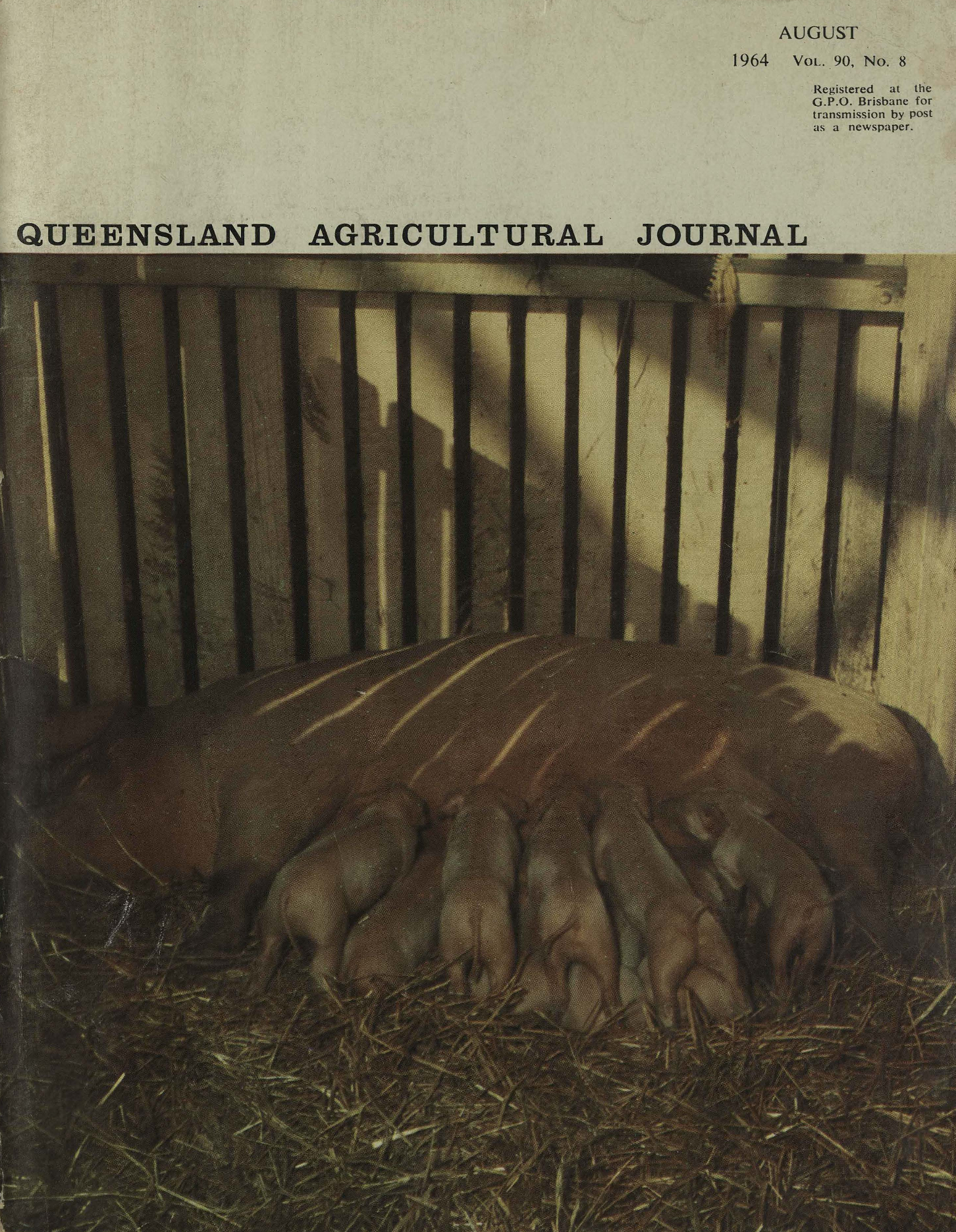 Queensland Agricultural Journal - August 1964