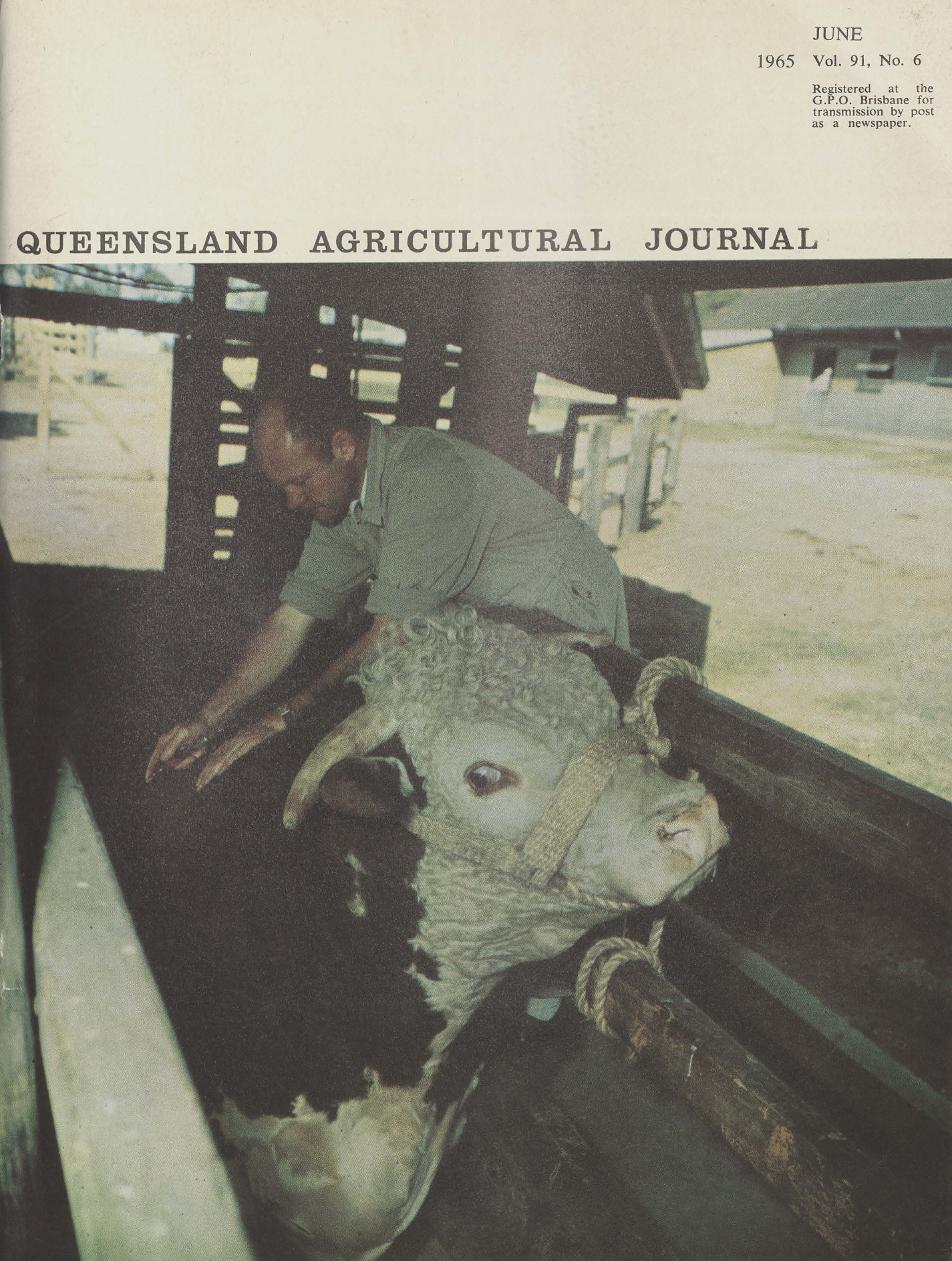 Queensland Agricultural Journal - June 1965