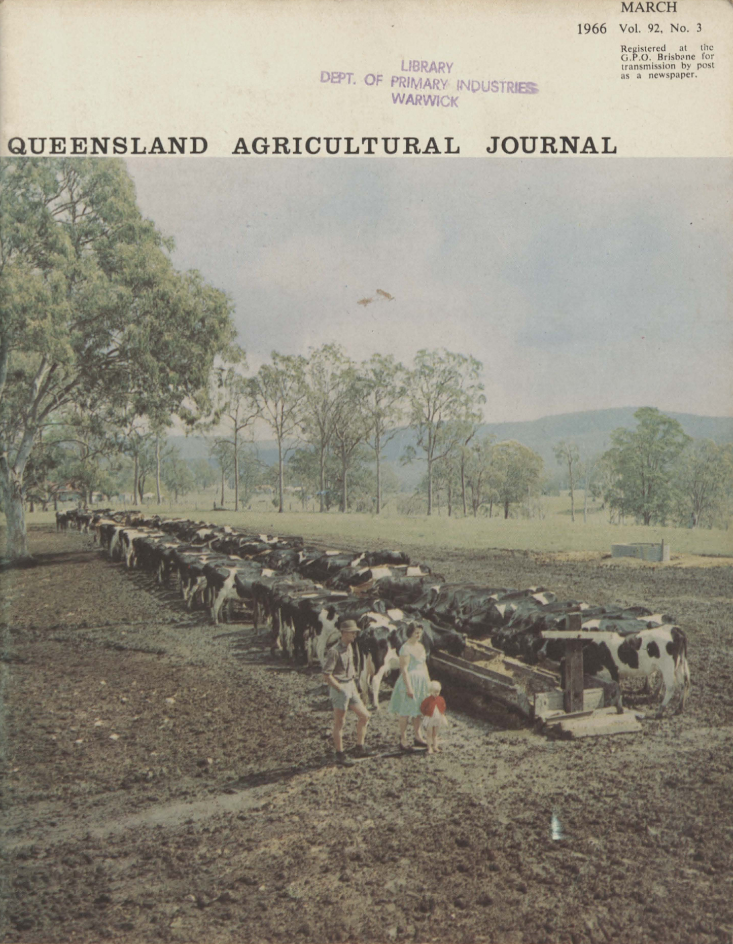Queensland Agricultural Journal - March 1966