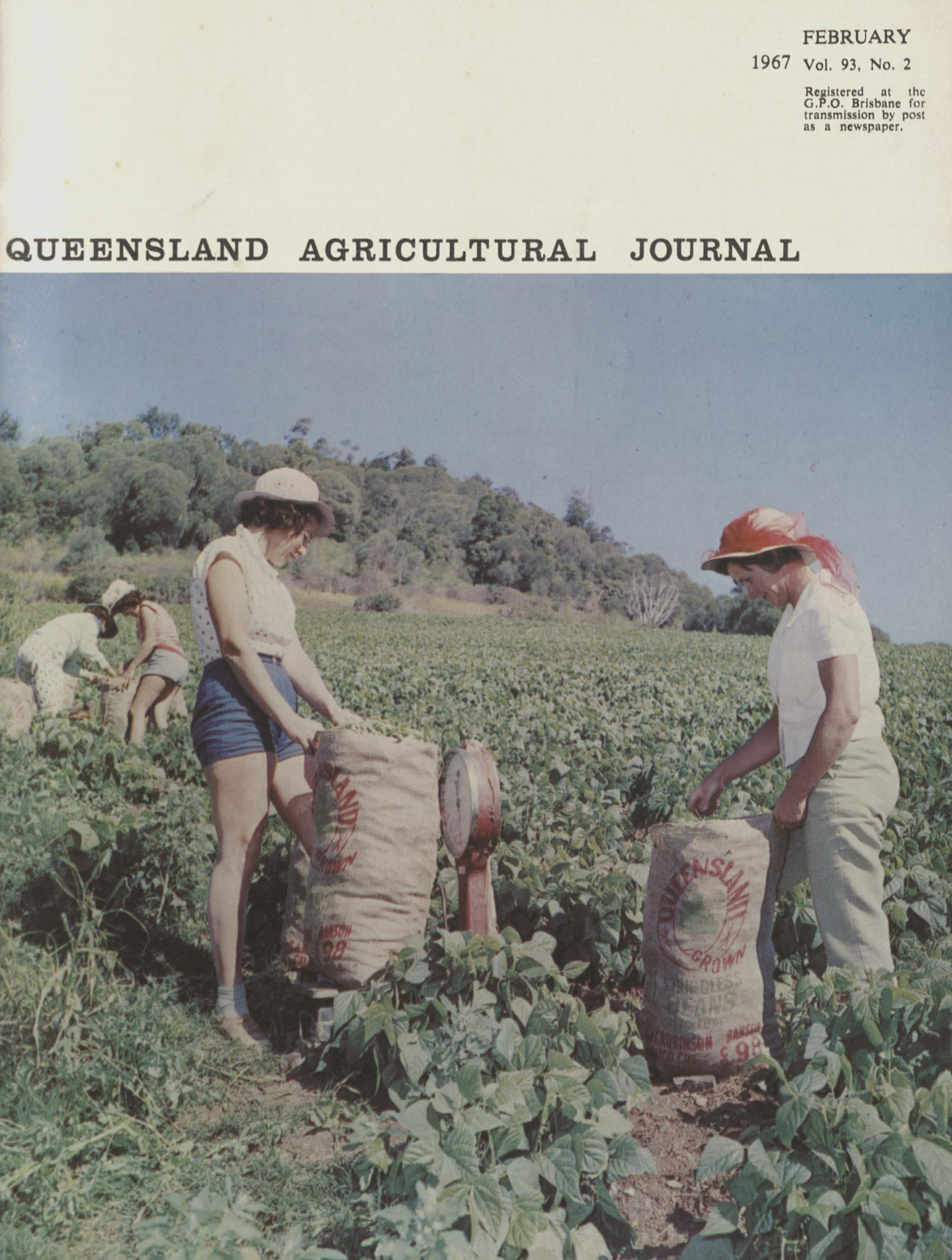 Queensland Agricultural Journal - February 1967