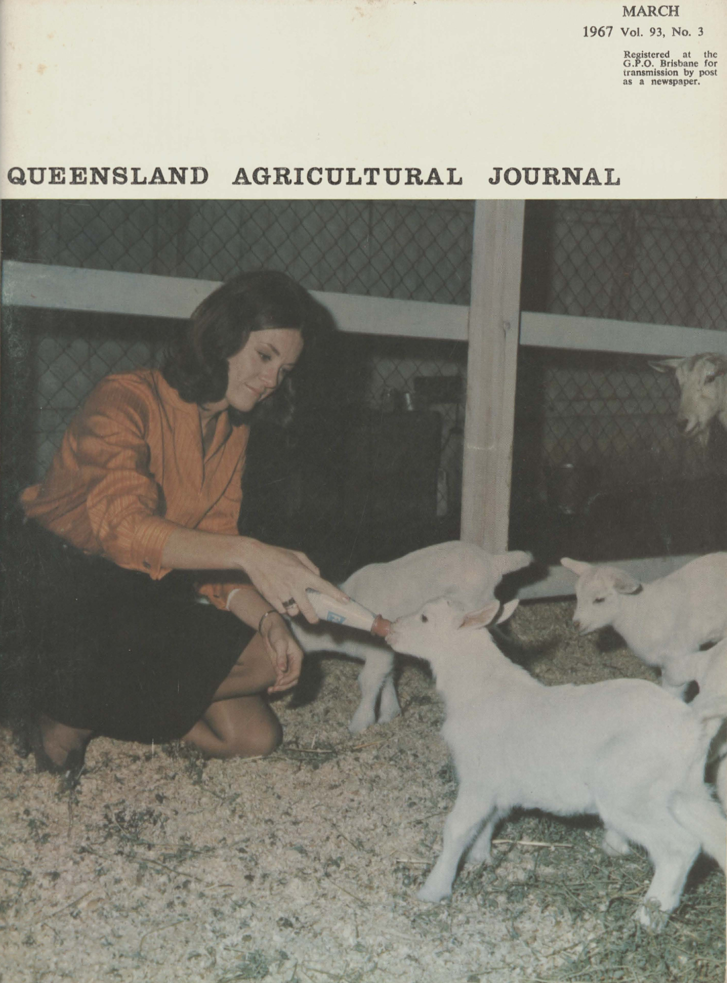 Queensland Agricultural Journal - March 1967