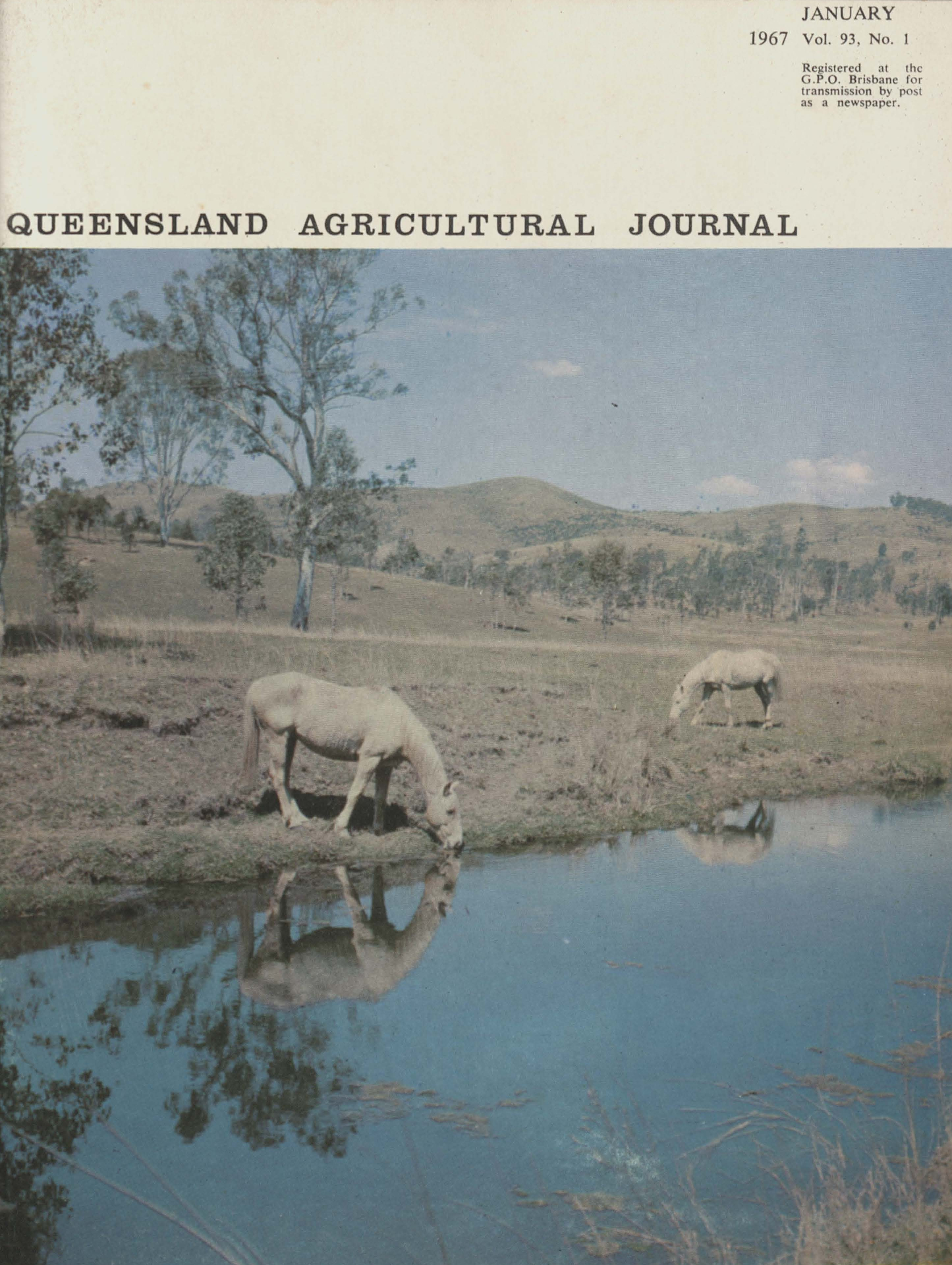Queensland Agricultural Journal - January 1967