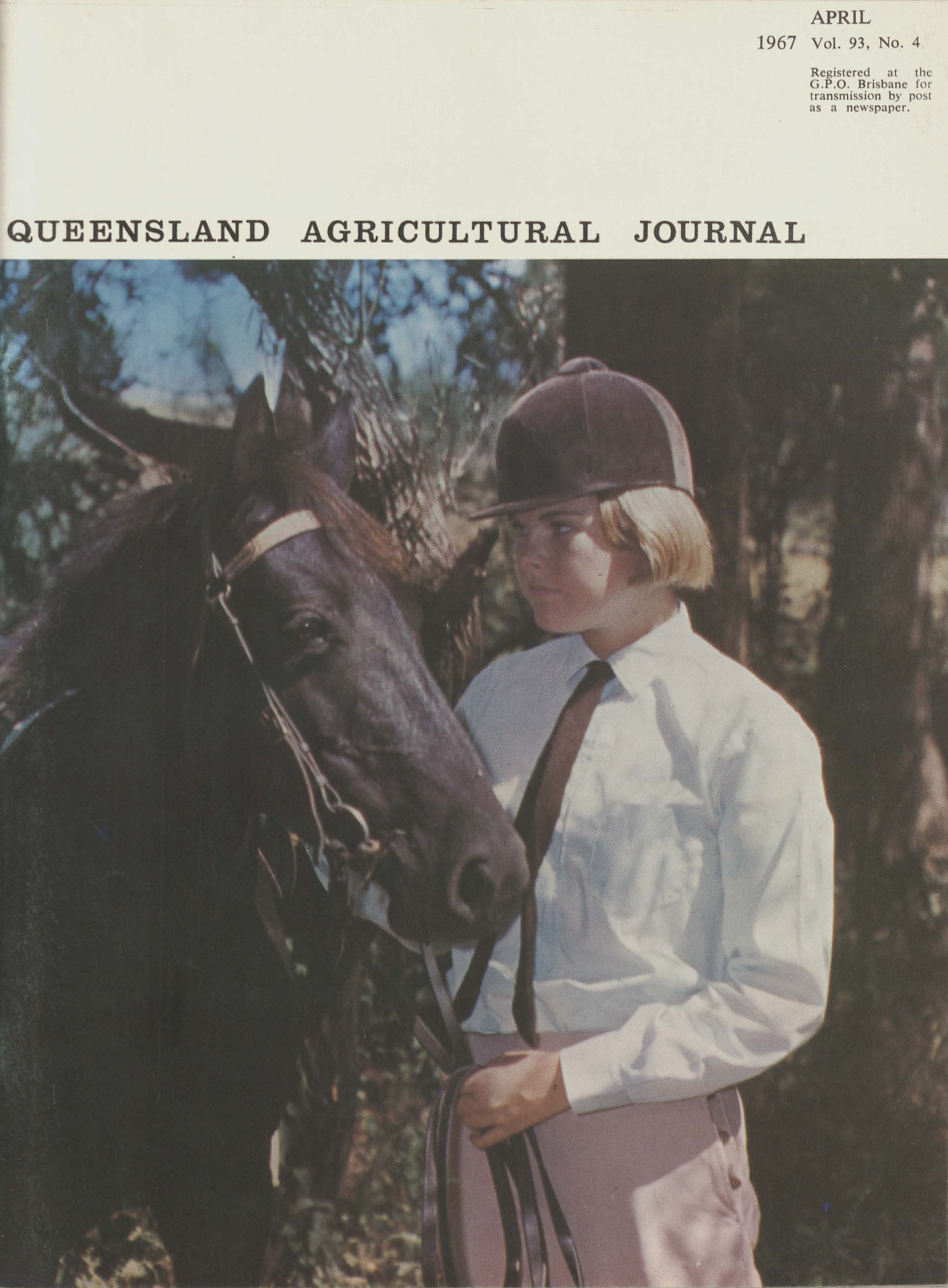 Queensland Agricultural Journal - April 1967