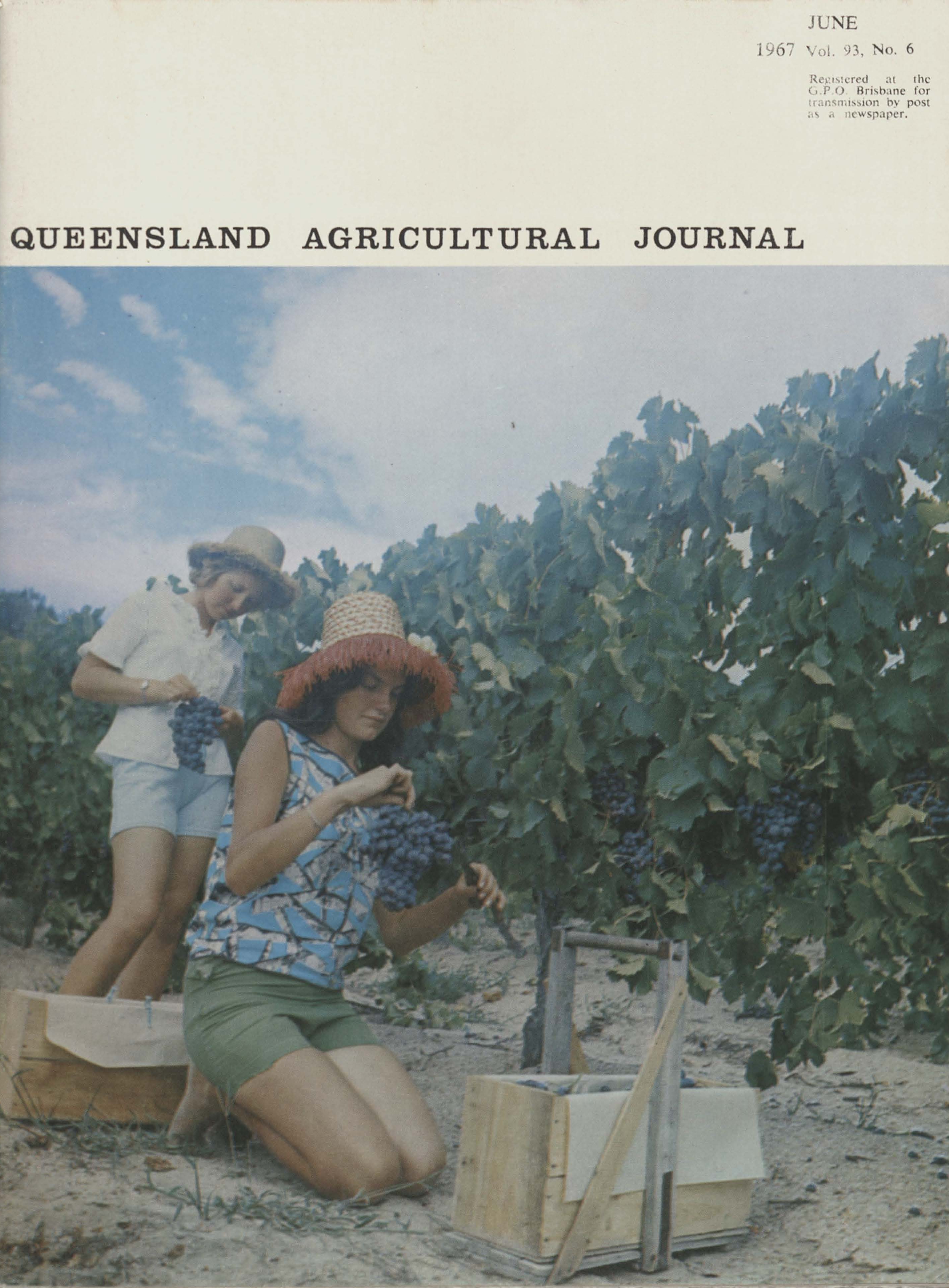 Queensland Agricultural Journal - June 1967