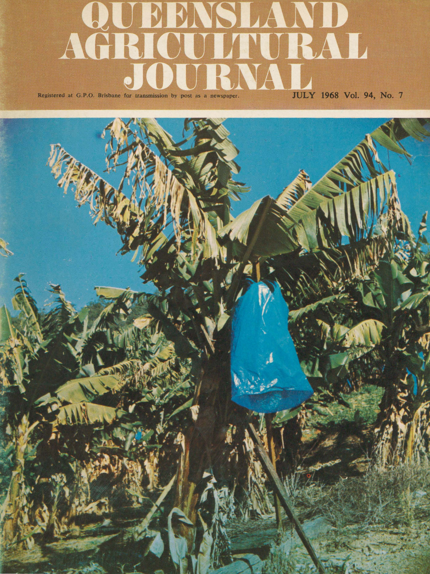 Queensland Agricultural Journal - July 1968