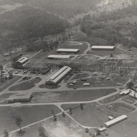 Aerial view of Mill under construction