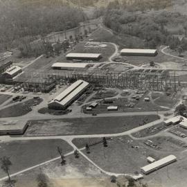 Aerial view of Mill under construction