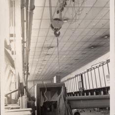 Crane with Control Cables Lifted