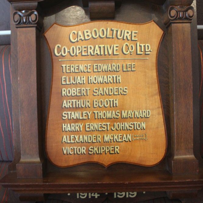 Honour Roll Caboolture Co-Operative Co. Ltd.
