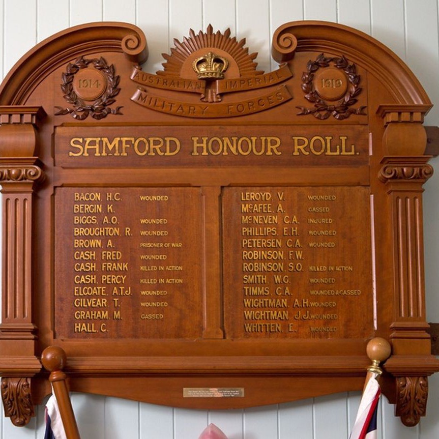 Samford Honour Roll