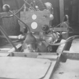 Engine used in Christopher Garland's boat, ca. early 1960