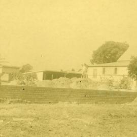 Construction of the new cafe building