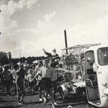 Christmas Party - Santa arriving