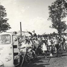 Christmas Party - Santa arriving