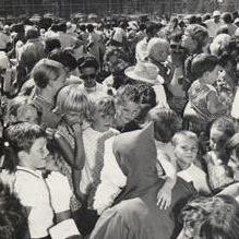 Christmas Party - Children meeting Santa
