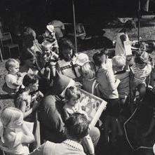 Christmas Party - Children receiving presents from Santa