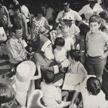 Christmas Party - Children waiting to meet Santa