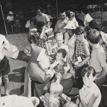 Christmas Party - Children waiting to meet Santa