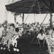 Christmas Party - Children on merry-go-round