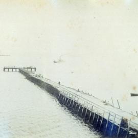 View of the jetty at Dunwich on North Stradbroke Island