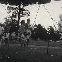 Christmas Party - Children on merry-go-round