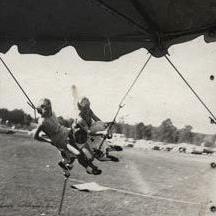 Christmas Party - Children on merry-go-round