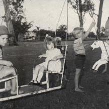 Christmas Party - Children on merry-go-round