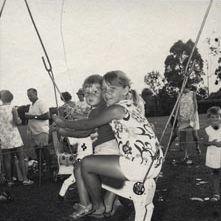 Christmas Party - Children on merry-go-round