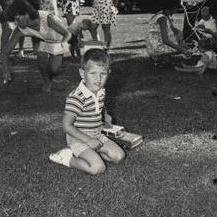Christmas Party - Child with present