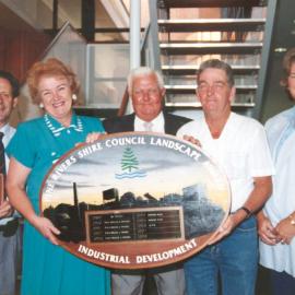 Presentation by the Mayor, Cr Yvonne Chapman, of the Pine Rivers Shire Council Landscape Award, 1996