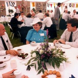 Guests at the 30th anniversary celebrations, 1987