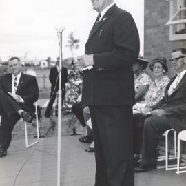 Opening of the Pine Rivers Shire Council building, Gympie Road Strathpine on 5 March 1960