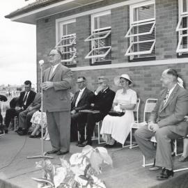 Opening of the Pine Rivers Shire Council building, Gympie Road Strathpine on 5 March 1960