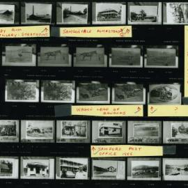 Proof Sheets for publication Tracks and Times, 1988 - Proof Sheet 1