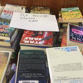 Caboolture Library - Hasking Street Caboolture - 7 April 2020 - dated quarantined items to be returned - 001