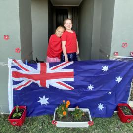 Edward Close North Lakes - 24 April 2020 - Our tribute to the ANZACs - 001