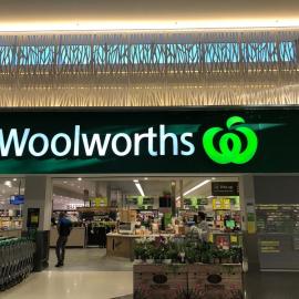 Woolworths Supermarket - Warner Marketplace Samsonvale Road Warner - 10 April 2020 - front of store Good Friday
