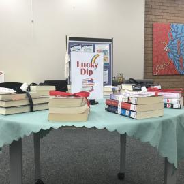 Deception Bay Library - Bayview Terrace Deception Bay - 16 May 2020 - reopening lucky dip display