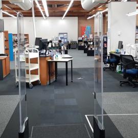 Deception Bay Library - Bayview Terrace Deception Bay - 15 May 2020 - reopening gates