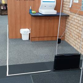 Deception Bay Library - Bayview Terrace Deception Bay - 15 May 2020 - reopening social distancing guide self checkout