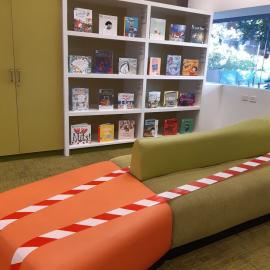 Caboolture Library - Hasking Street Caboolture - 15 May 2020 - reopening no seating