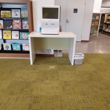 Caboolture Library - Hasking Street Caboolture - 15 May 2020 - reopening social distancing markings