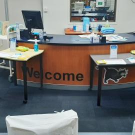 Deception Bay Library - Bayview Terrace Deception Bay - 21 May 2020 - reopening social distancing desk
