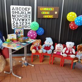 Fleetwing Avenue Newport - 13 May 2020 - Welcome back class Teddy at school