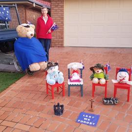 Fleetwing Avenue Newport - 25 April 2020 - Anzac Day with Teddy and friends
