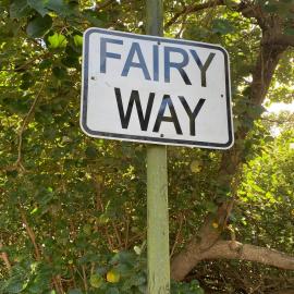 Fairy Way - 201 Esplanade S Deception Bay - 17 July 2020 - public created fairy way sign - 001