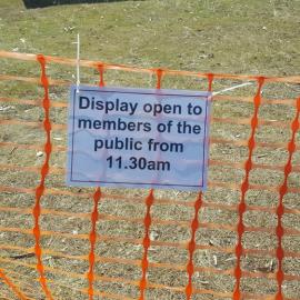 Dayboro Railway Centenary - Cnr Williams and Heathwood Street Dayboro - 26 Sep 2020 - COVID sign - 006