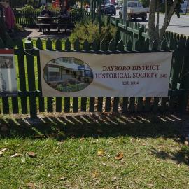 Dayboro Railway Centenary - Cnr Williams and Heathwood Street Dayboro - 26 Sep 2020 - Dayboro District Historical Society sign