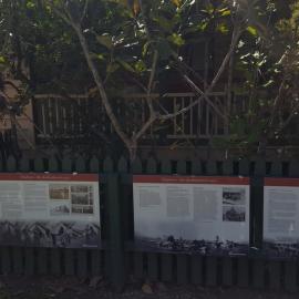Dayboro Railway Centenary - Cnr Williams and Heathwood Street Dayboro - 26 Sep 2020 - historical information signs