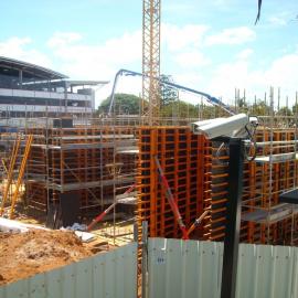 Formwork for the construction of the Caboolture Hub, 4 Hasking Street Caboolture